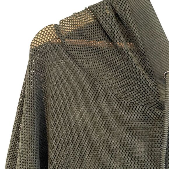 Cali Sport - Olive Green Mesh Hoodie - Picture 6 of 10